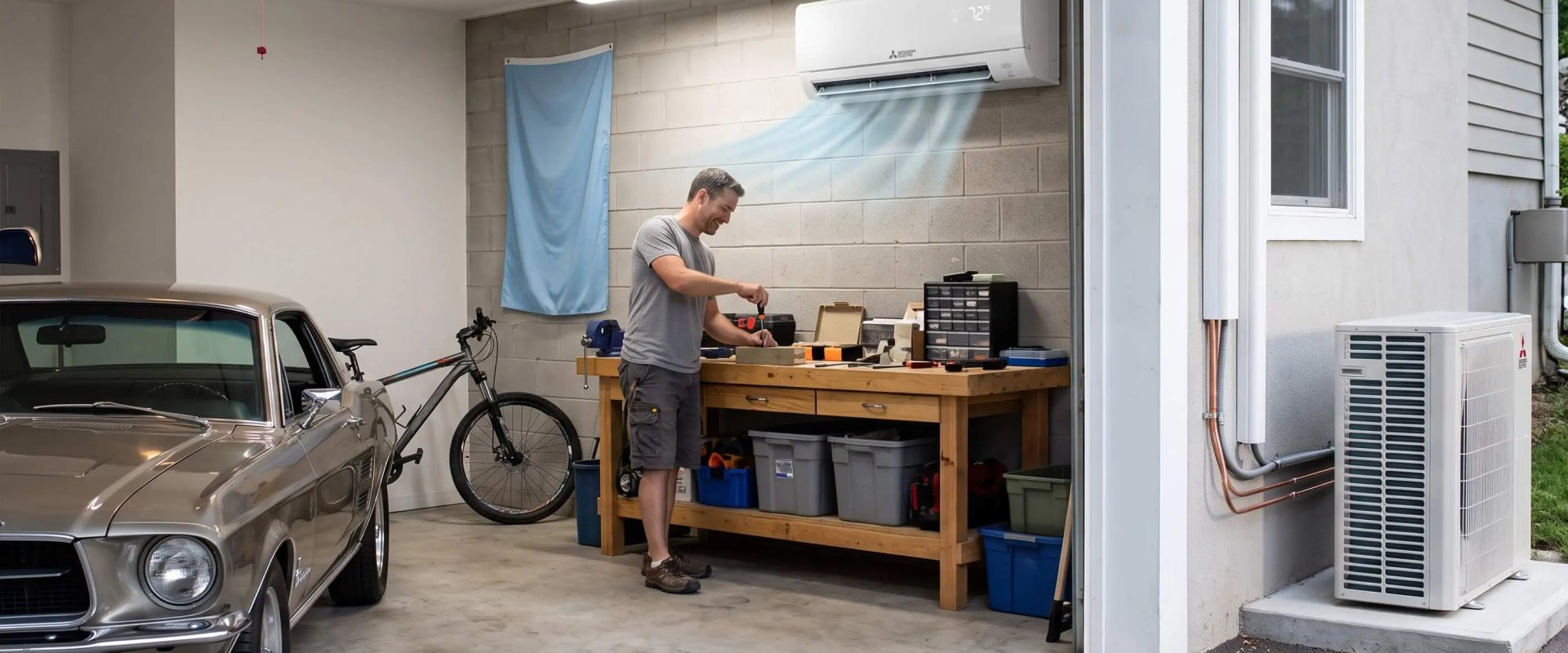 Is a Mini Split the Best Garage Air Conditioner?